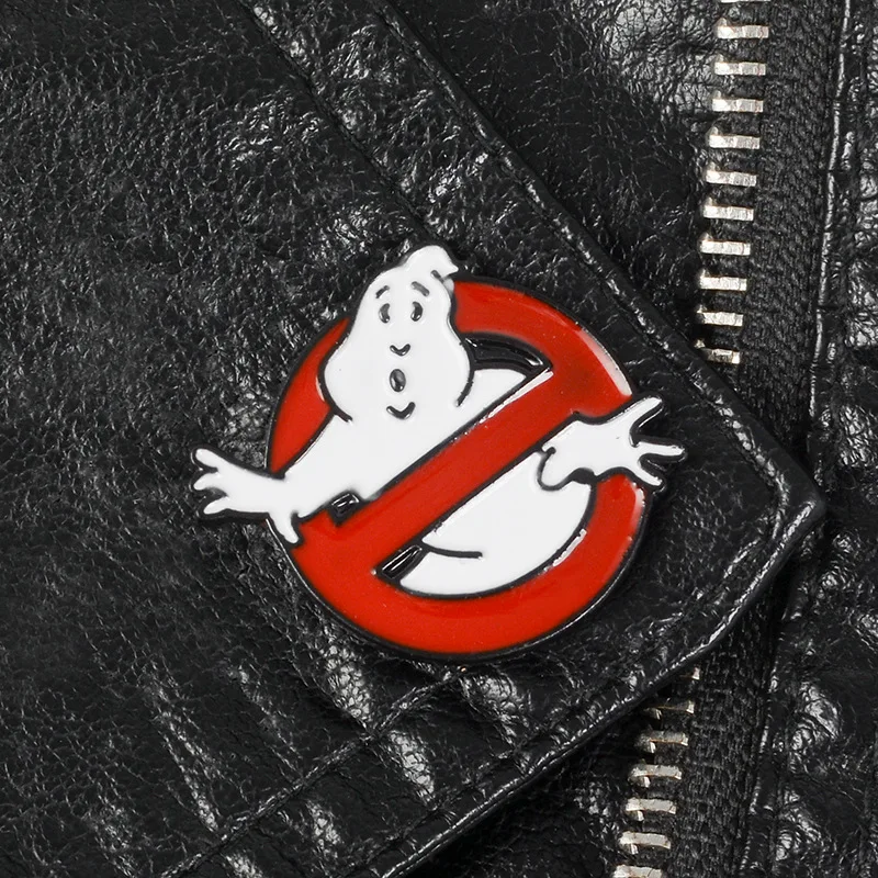 Anime character White Ghost Enamel Pins Creative Halloween merchandise series Brooch witch costume accessories fashion gifts image 4