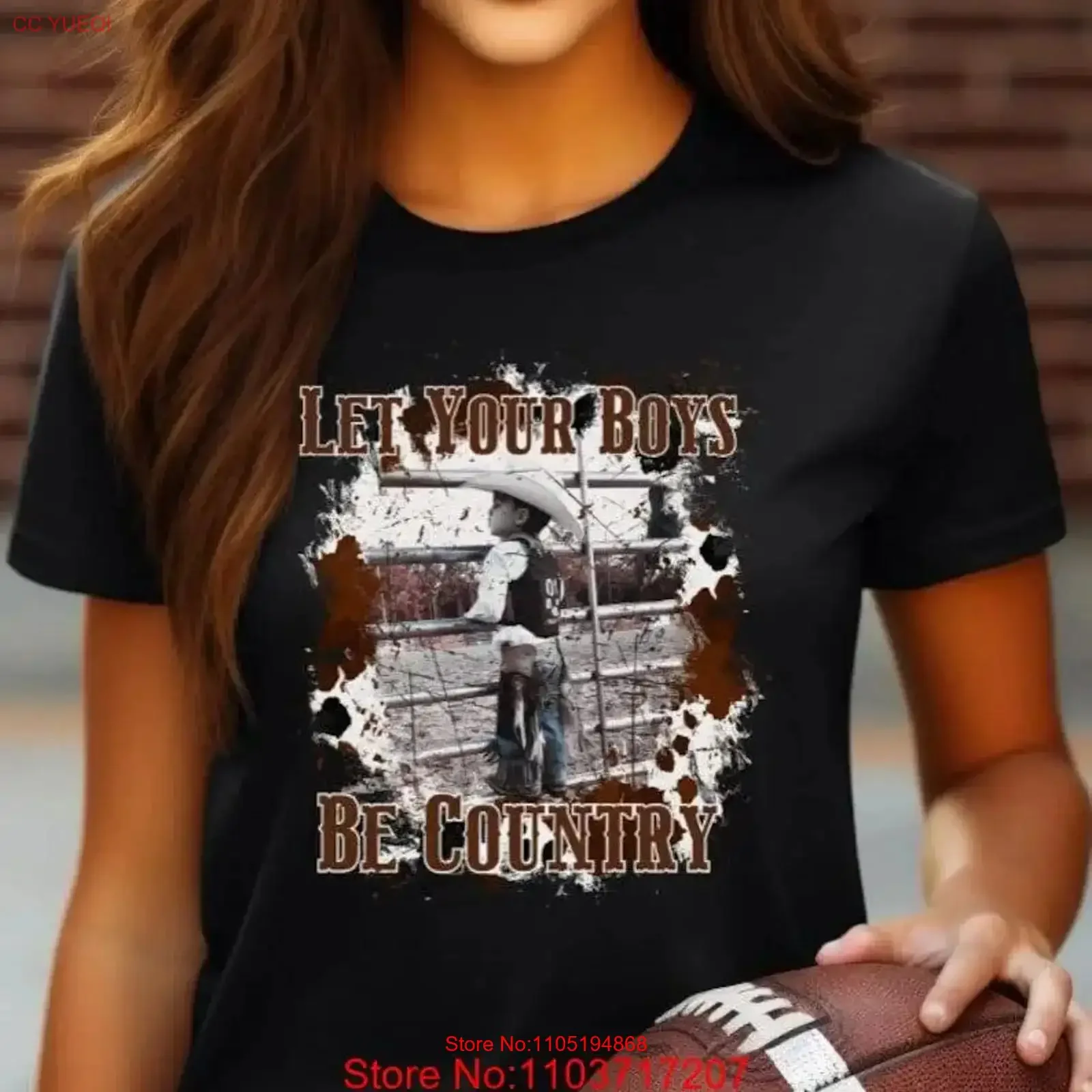 Let Your Boys be Country T Shirt Jason Aldean Try that in a Small Town Cowgirl Cowboy vintage Washed homme Versatile Casual