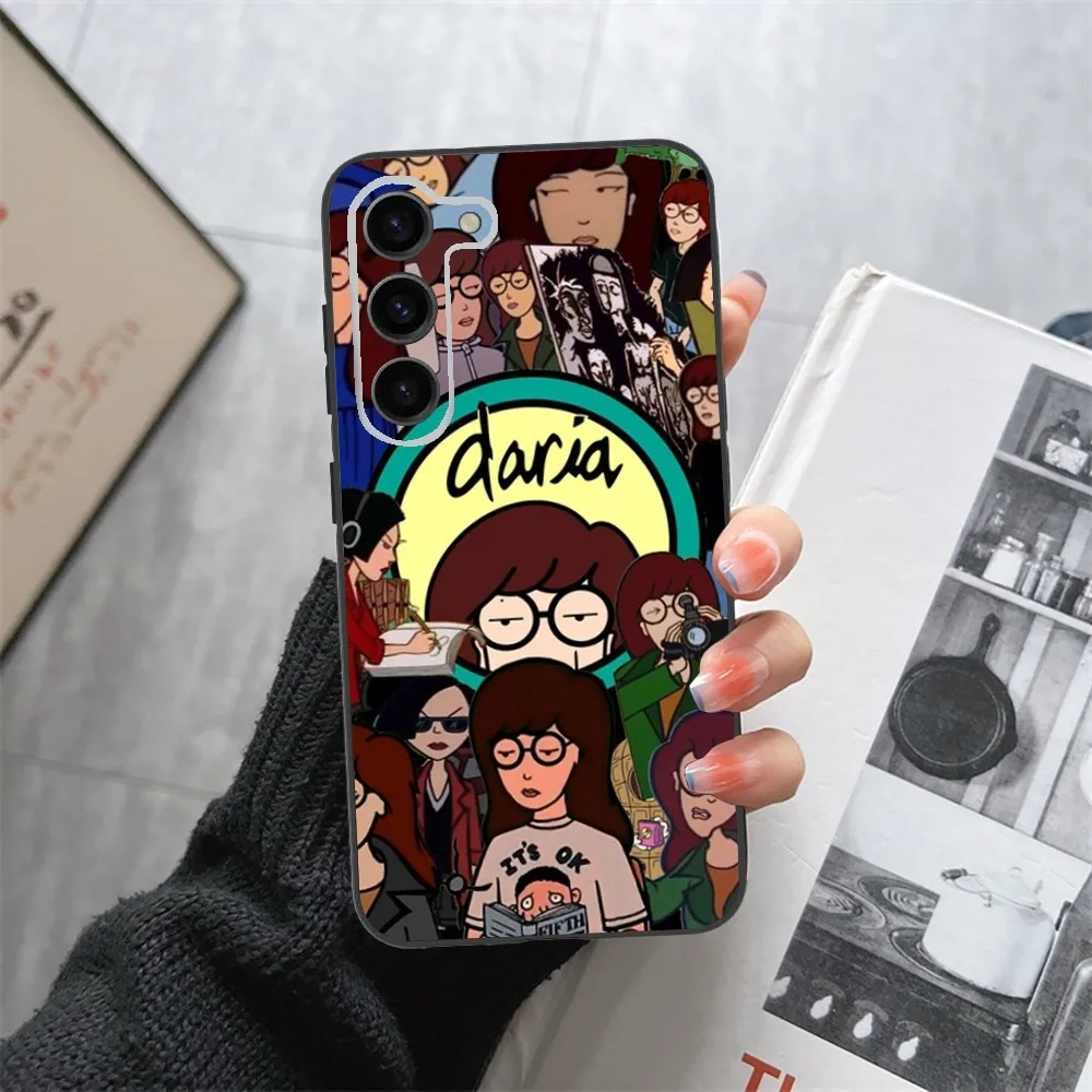 Cartoon D-Daria   Phone Case For Samsung Galaxy A13,21s,22,31,32,52,53,71,80,91 Black Soft Cover