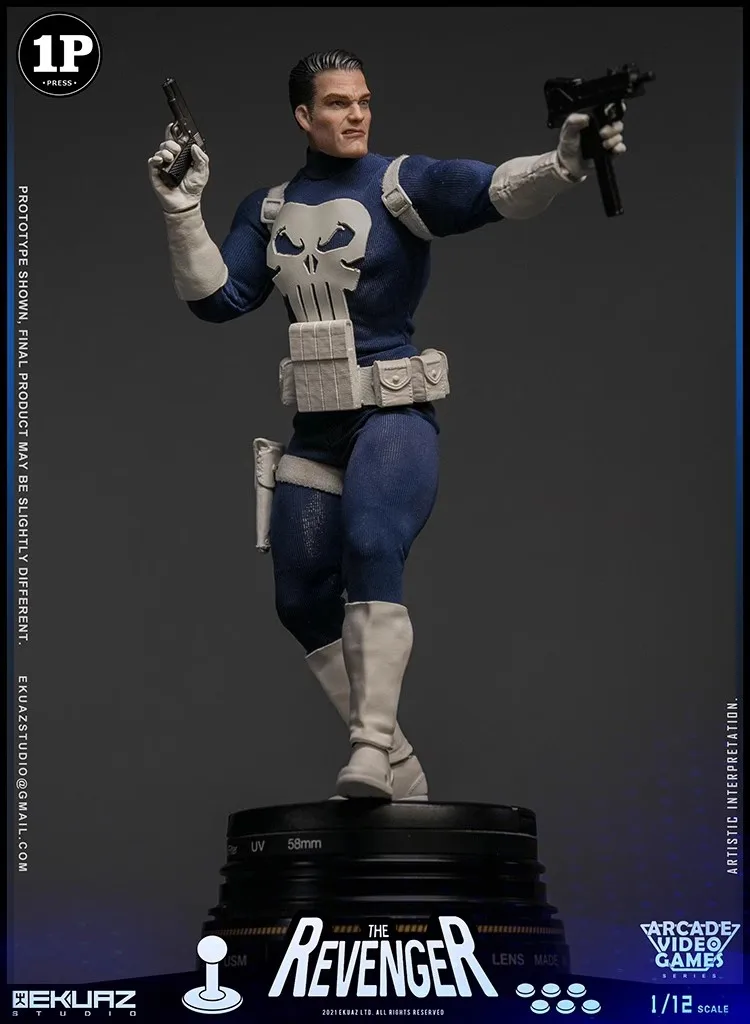 

In Stock EKUAZ STUDIO EKS06 1/12 Scale Collectible Avengers Punisher Frank Castle Full Set 6inch Action Figure Model Toys Gifts