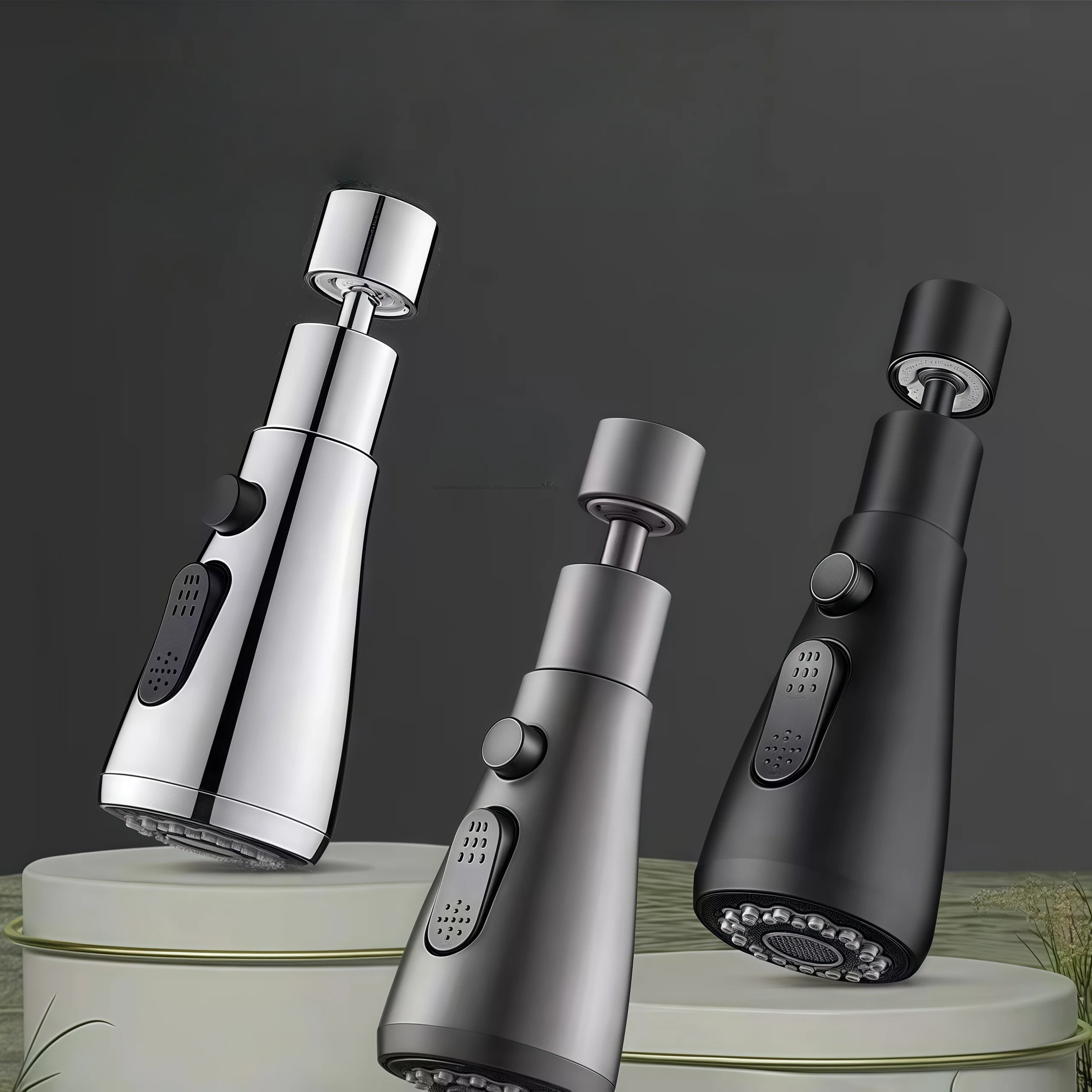 

Kitchen 3 Modes Shower Head Kitchen Tap 360° Rotatable Flush High-Pressure Faucet Sprayer Tap Replacement Kitchen 3 Button Mixer