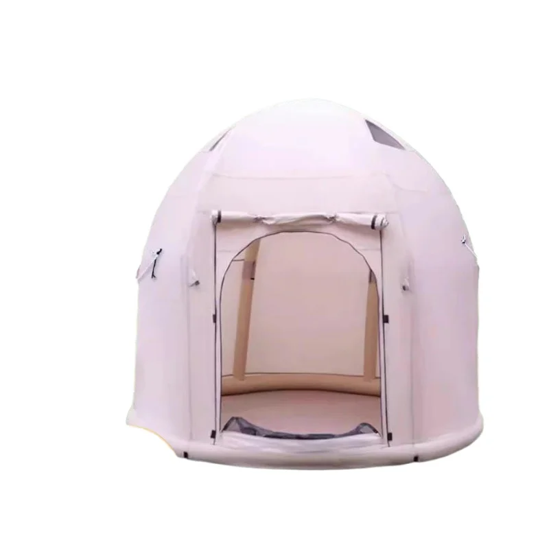 

Надувная юрта-палатка для кемпинга на открытом воздухе, большая, портативная, не требует сборки, всесезонное снаряжение для кемпинга