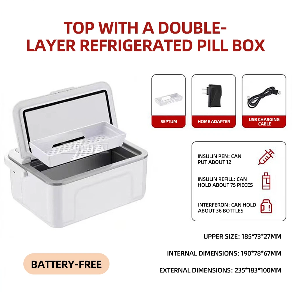 Pendingin Insulin portabel cerdas congilore Refrigerador portatel Frigorifero Heladeras Mini