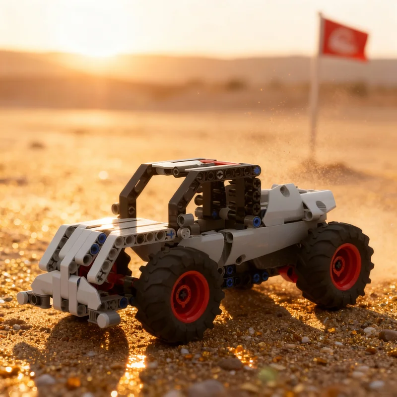 

185 деталей MOC, технический конструктор «Пикап», альтернативная модель, архитектурные блоки, игрушка для самостоятельной сборки, креативное развивающее средство, идея для рождественского подарка