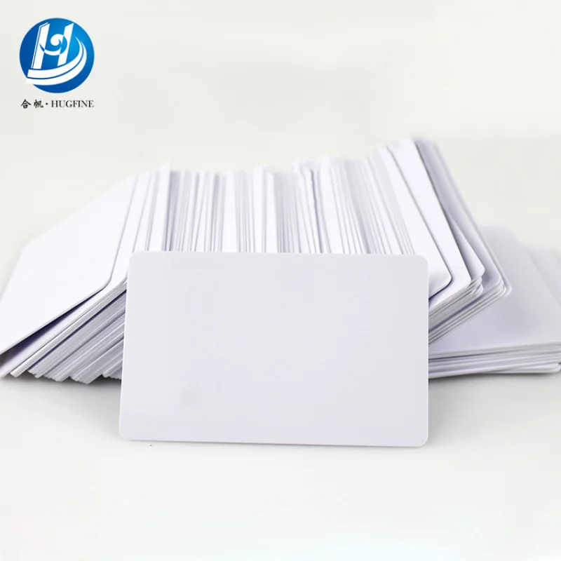 100pcs custom CR-80 Standard PVC Blank White Cards