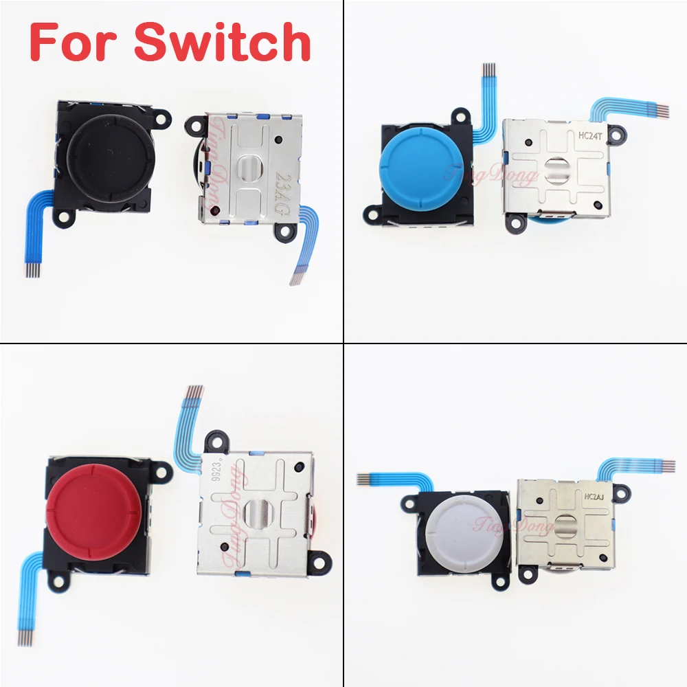 1 قطعة Thumbstick الأصلي للتبديل ثلاثية الأبعاد التناظرية متحكم الأصابع xbox one عصا التحكم ل نينتندو سويتش Joy-Con V3.0 تحكم استبدال