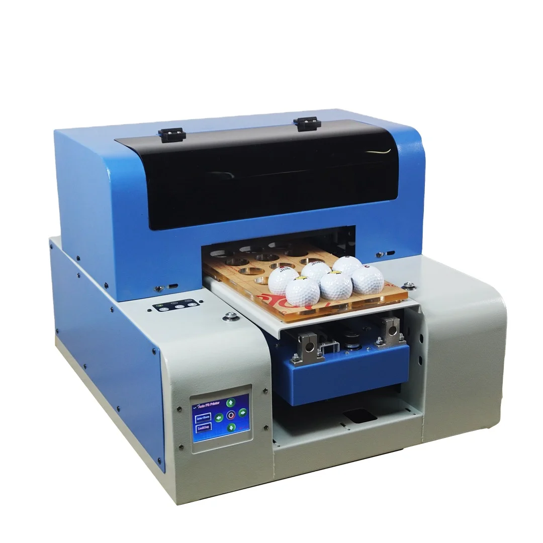 Golf ball printer small a4 size uv flatbed printer