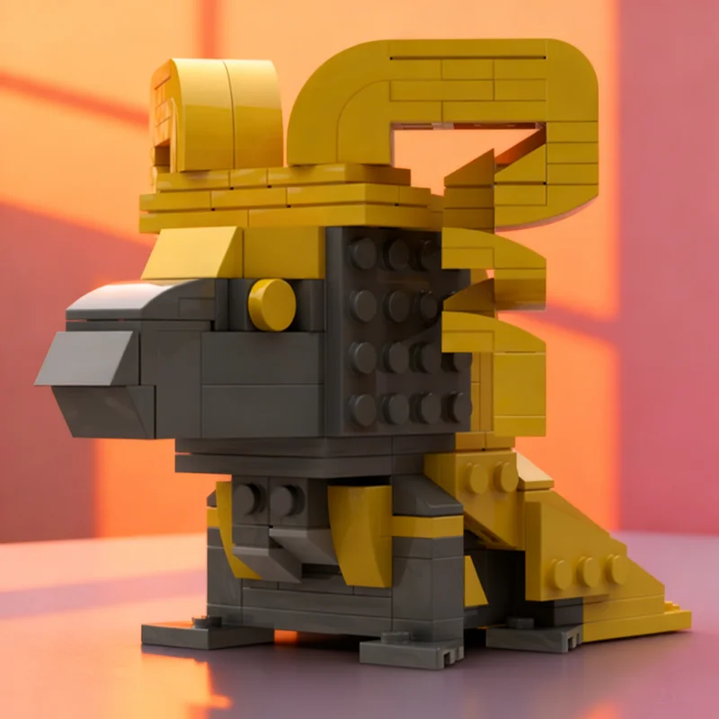 

243pcs MOC Kulve Taroth Monster Hunter World Brickheadz Model Building Blocks Architecture Toys Christmas Gifts Education Kids