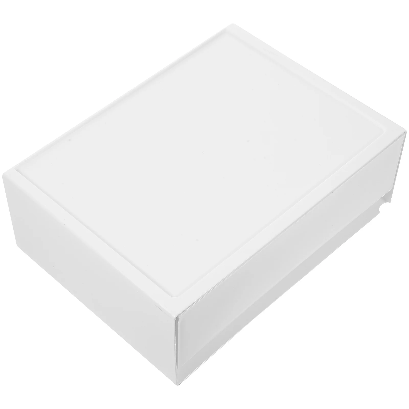 Stackable Desktop Storage Drawer Organizer Plastic Clear Desk Organizer for Office Makeup Stationery Storage Box