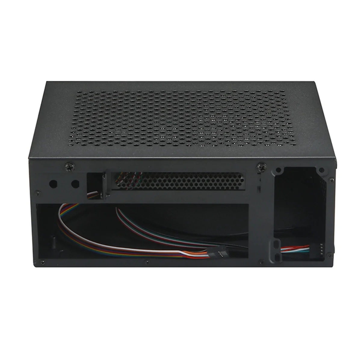 N33R_A09 HTPC Computer Case Mini ITX Gaming PC Chassis Black