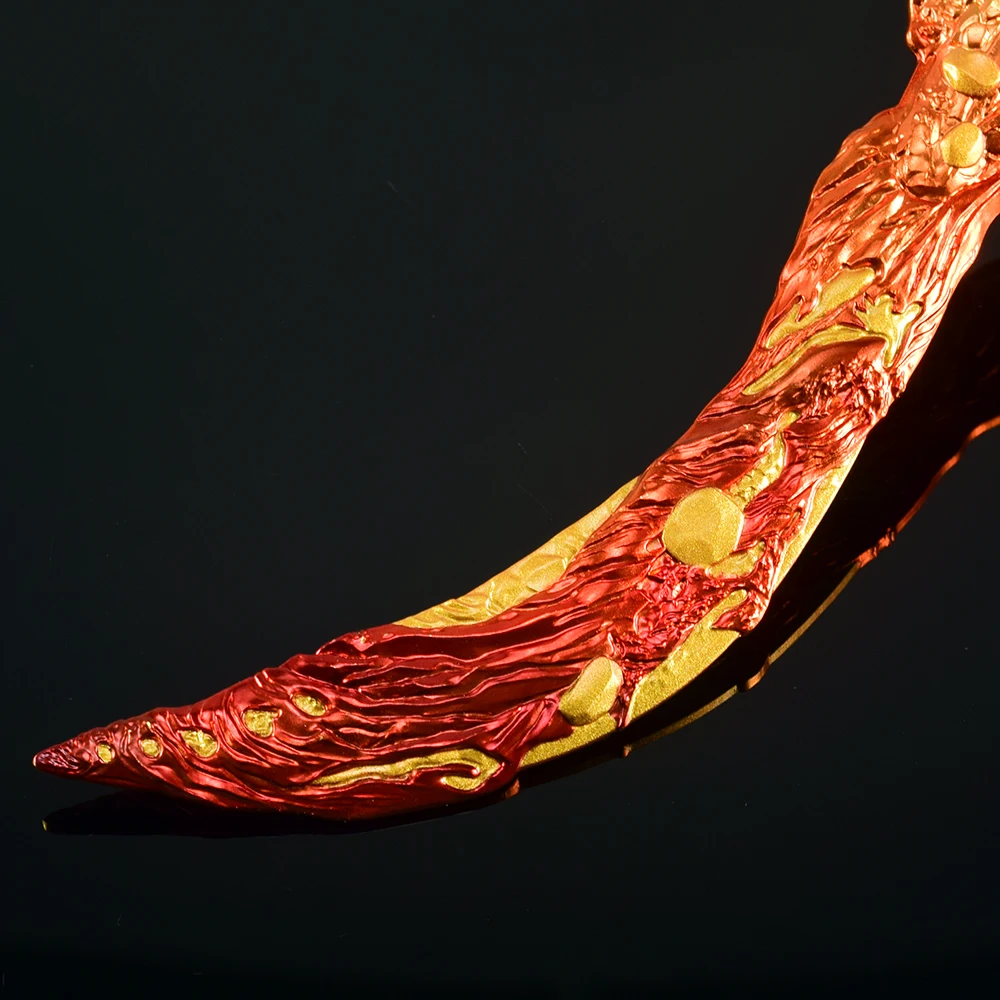 Couteau de lave frais périphérique d'itinéraire d'âme de 30cm avec diamant épée gravée en 3D cadeau pour garçon épées modèle décoration de bureau jouets Anime