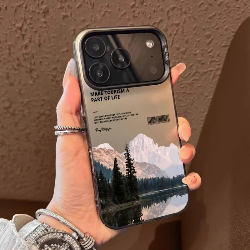 سنو ماونتن الطريق جراب هاتف ل ممن لهم A3 A5 A6 برو A15 A35 A18 A38 A3X A5X A55 A36 A17 A58 A57 A78 A98 A60 A7 غلاف IMD #3