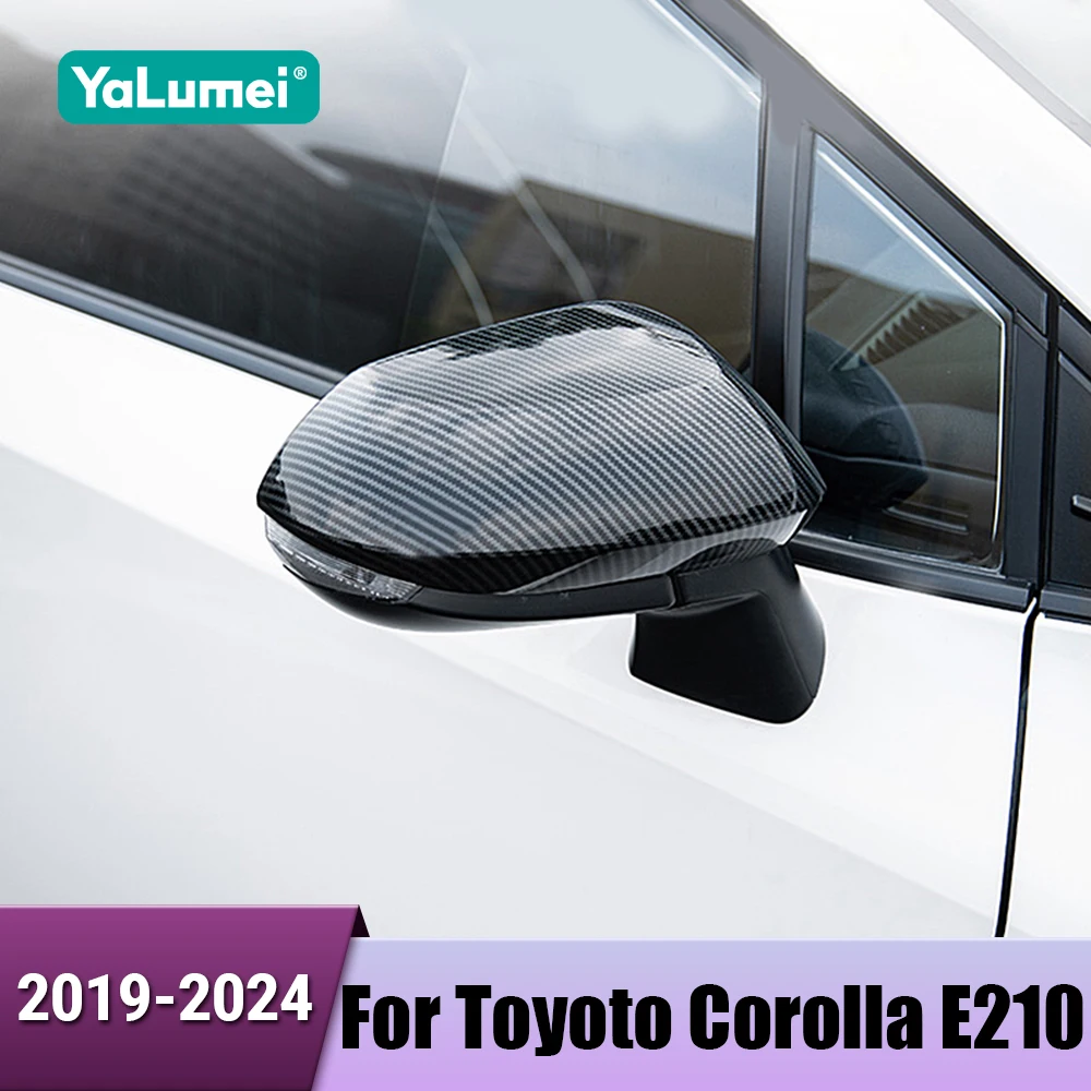 

Car Rearview Mirror Cover Side Mirrors Housing Shell For Toyota Corolla E210 2019 2020 2021 2022 2023 2024 Hybrid Accessories
