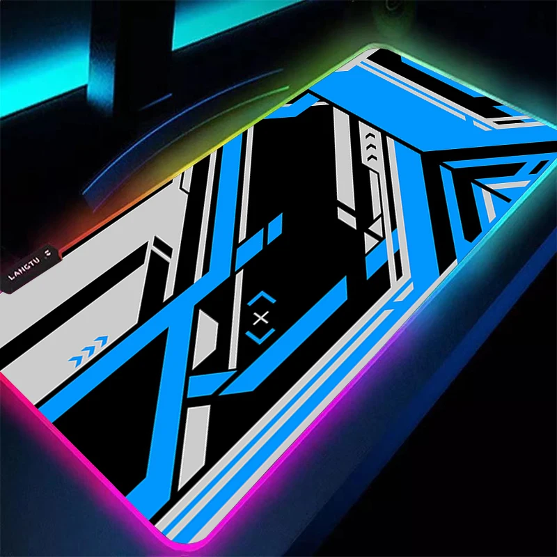 

RGB Mouse Pad CSGO 90x40cm professional eSports game players Speed Lock Edge Rubber Desk LED Mousepad Office Laptop Keyboard Mat