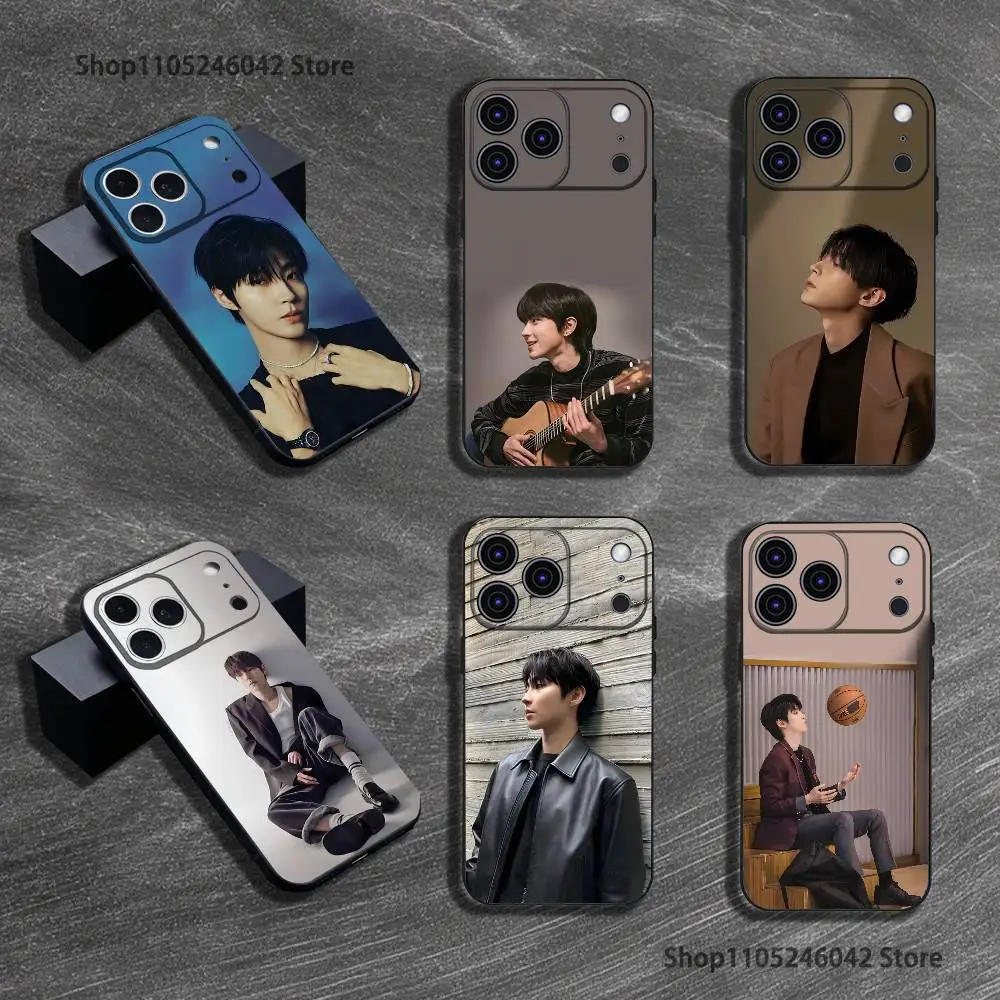 

Hwang In Yeop Black Soft Cover Phone Case For iPhone 17,16,15,14,13,12,11,Pro,XS,Max,XR,Plus,E,SE4,Mini