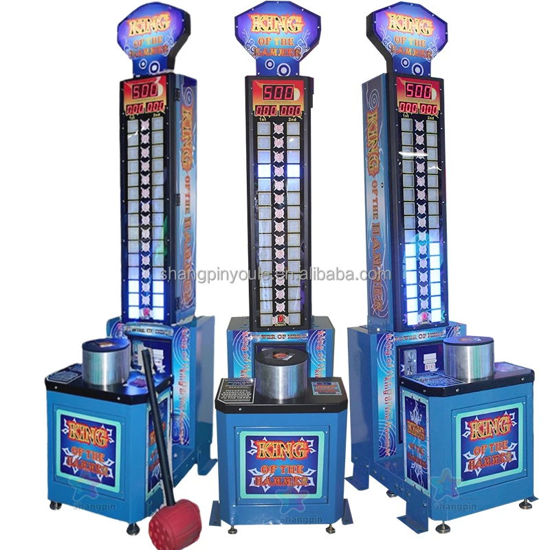 

Ударный молоток King power, сильные игры, большой удар, боксерский молоток, аркадный спортивный игровой автомат с монетоприемником Redemption