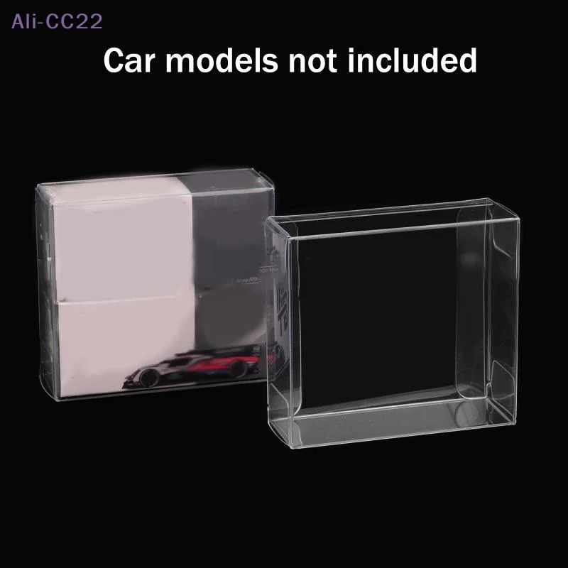 {MX} 10/20Pcs 1/64 Model Cars PVC Storage Display Case For Mini GT Tomica Hotwheels Dust Proof Box Toy Vehicles Organizer