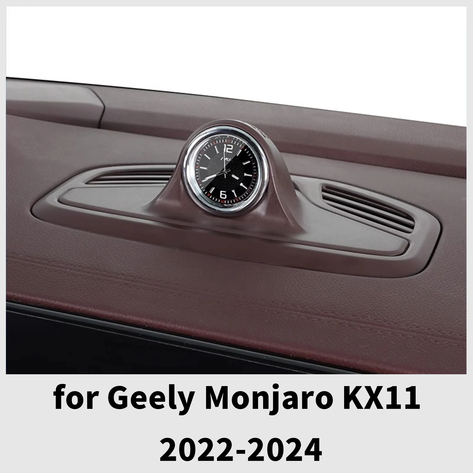 for Geely Monjaro KX11 2022-2024 Dashboard Clock Center Console Electronic Quartz Clock Accessories