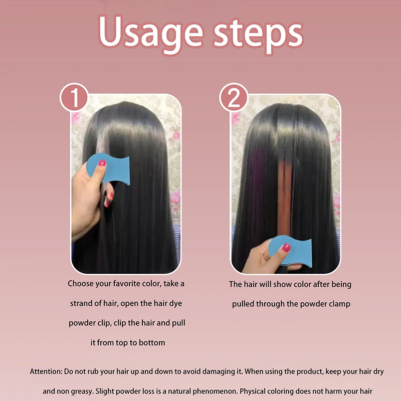 New Temporary Hair Chalk Washable Hair Color Makeup For Sport Events Halloween Cosplay Festivals Partial Hair Dye