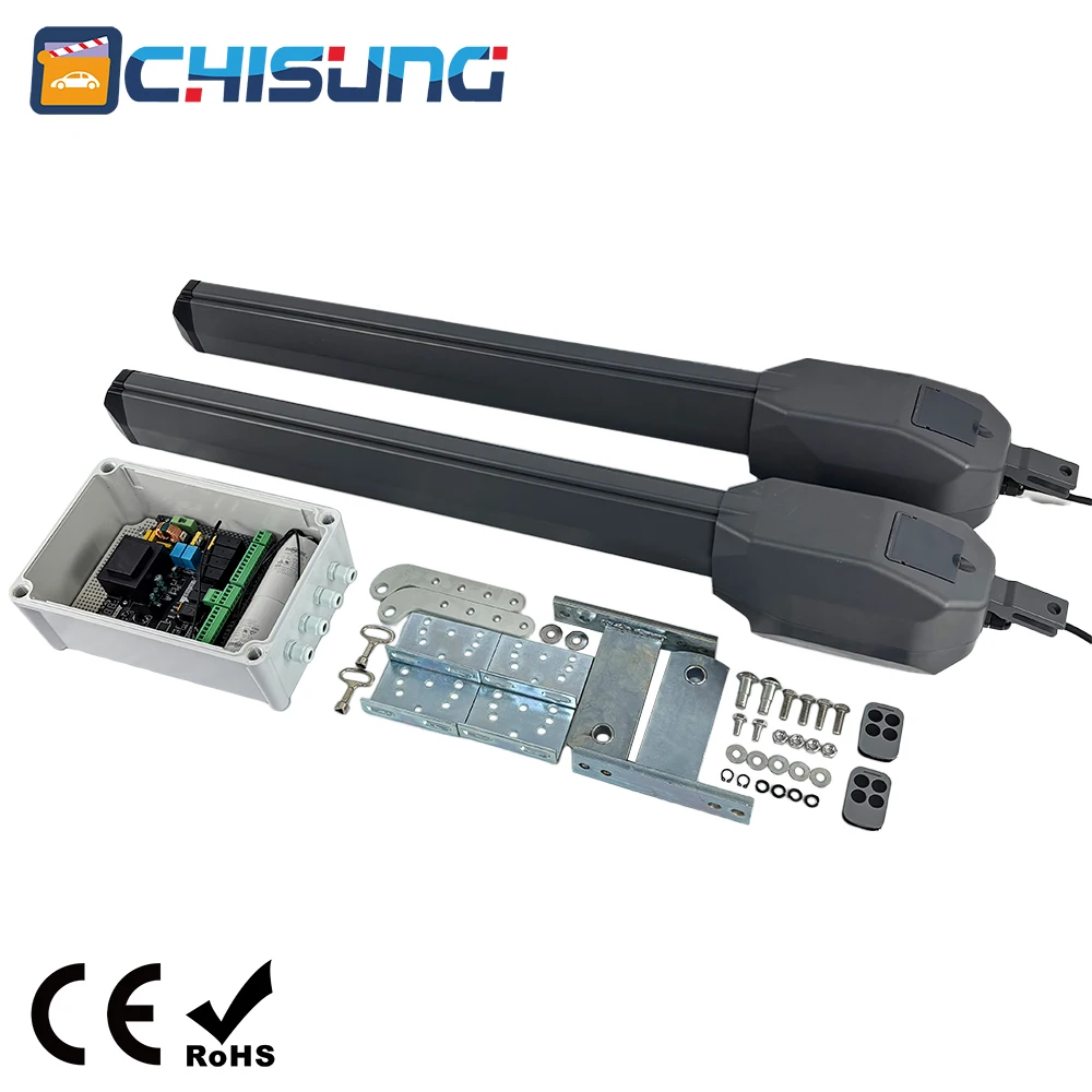 Popular House Swing Gate Openerac 230V/120V Motor With Limit Switch Swing Dual Gate Opener
