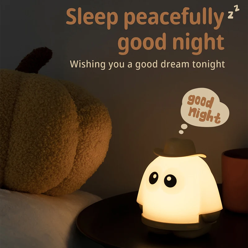 Mini Desktop LED Cute Night Lamp Creative USB Rechargeable Portable Cartoon Table Lamp For Coffee Bar Home Decor Hotel Bedroom