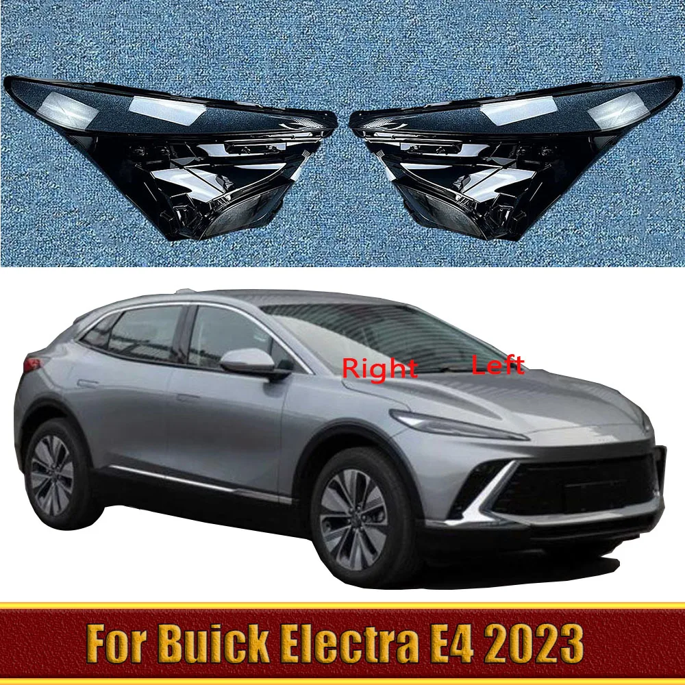 

For Buick Electra E4 2023 Front Headlamp Lamp Cover Headlight Shell Transparent Lens Replace The Original Lampshade Plexiglass