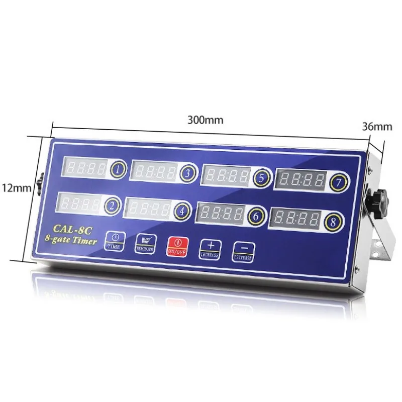 Kitchen timer, reminder, loud commercial eight-channel stainless steel timer