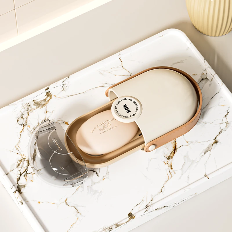 1 Creative Travel-Friendly Soap Dish with a Lanyard, Perfect for Business Trips, Travel, Outdoor Camping, and Outdoor Adventures