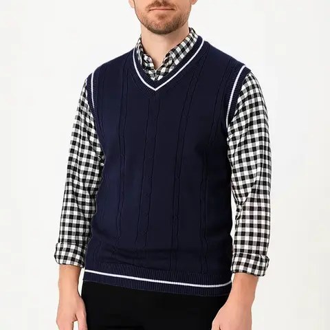 6 best sales herrärmlös tröja - №4