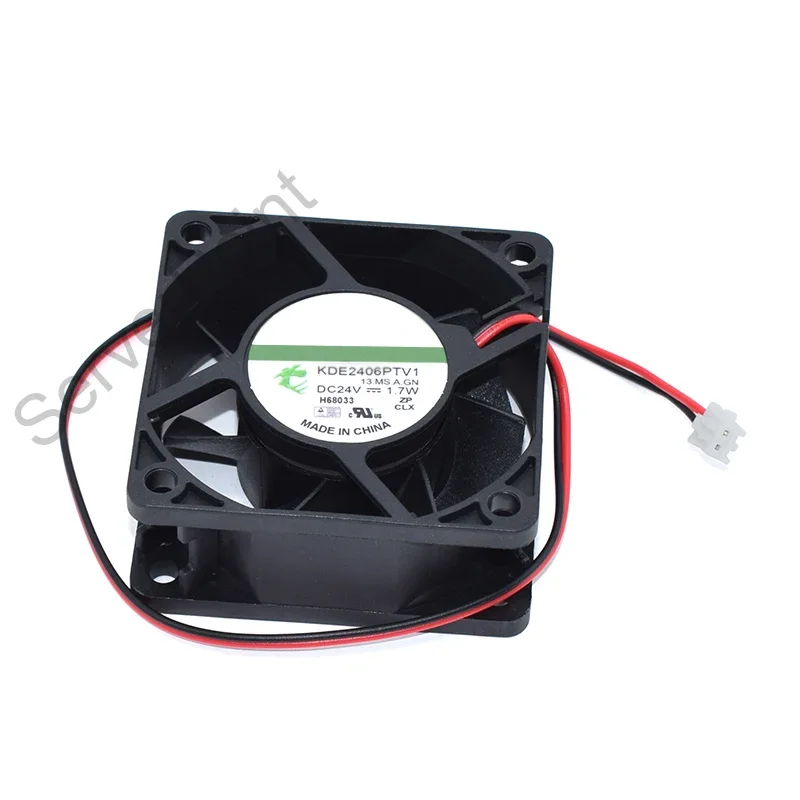 

Новый KDE2406PTV1 DC24V 1,7 Вт 60X60X25MM 2-контактный охлаждающий вентилятор