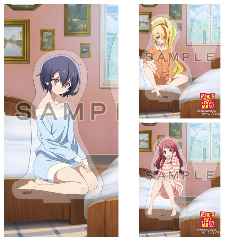 Anime Game ZOMBIE LAND SAGA Acrylic Stand Standing Cosplay Characters Ornament Accessories Collection Gifts Keychain