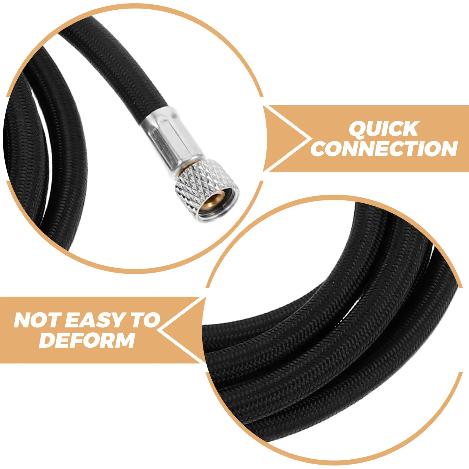 1Set Airbrush Quick Connect Fittings Precision Adapter Quick Release Air Compressor Connector Air Hose Kit for Painting Tools - view 5
