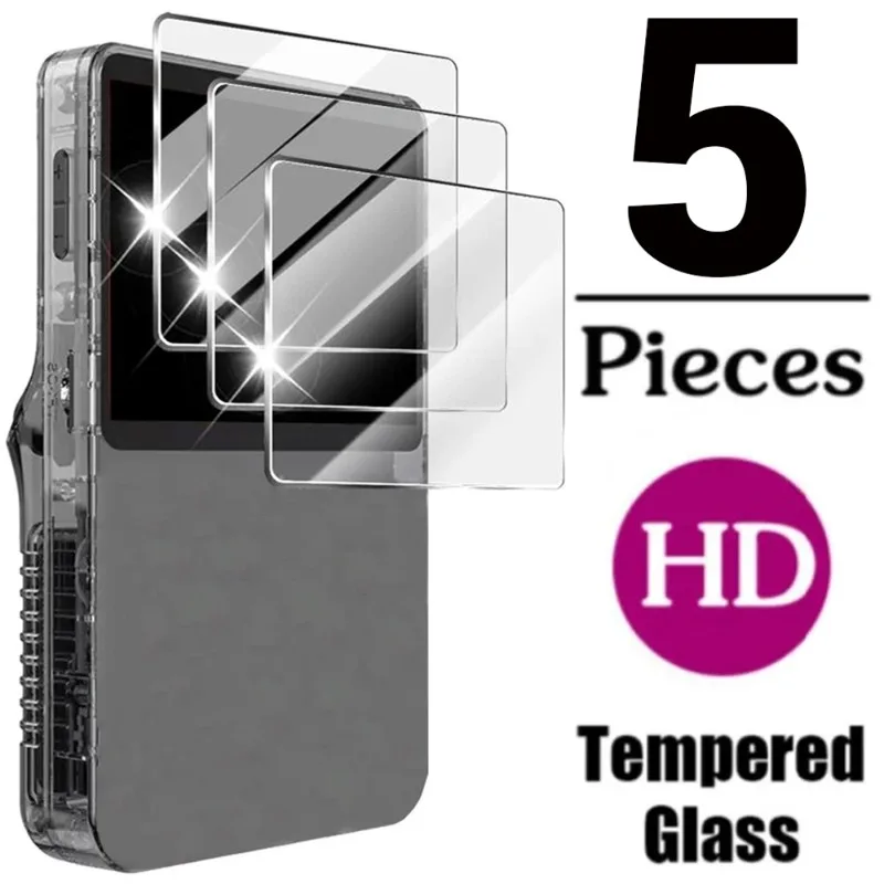 5/1Pcs Hardness Tempered Glass for R36S 3.5Inch Player Games HD Screen Protectors for R36S Handheld Game Console Protective Film