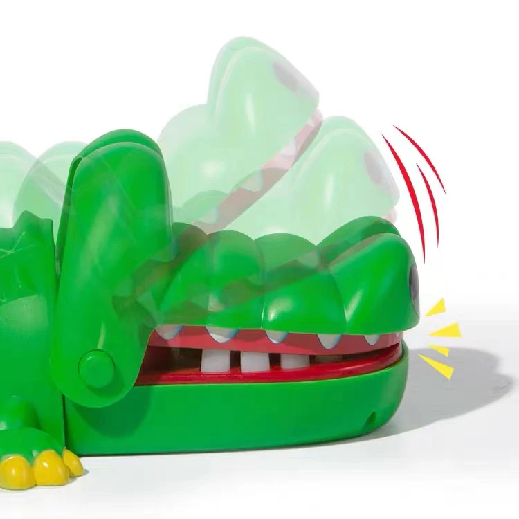 Finger-Biting Toy Crocodile Trick Parent-child Game Biting Teeth Dentist Baby Funny Toys for Kids Adults Decompression Toy