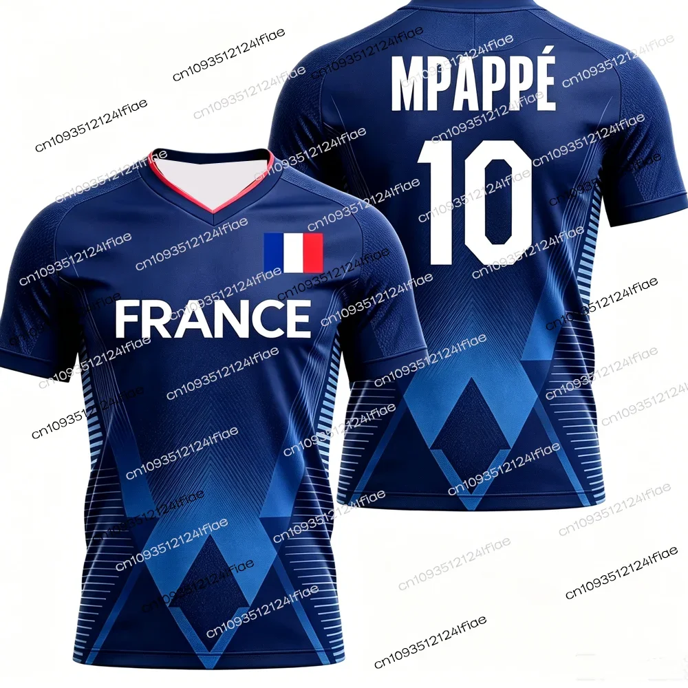 2026 New French Men's Traditional Football Jersey Mbappe Special Edition Football Jersey Kids Special Football Jersey Kit