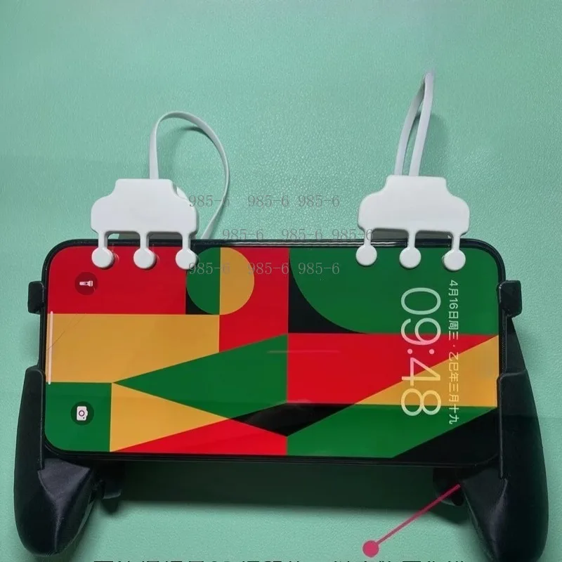 Multifunctional Phone Gaming Controller, Physical Aux Buttons Supports Six & Eight Finger Operation, Auto Tap Function