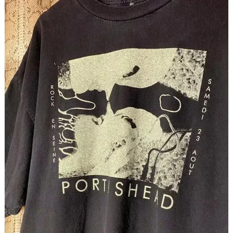 Vintage Portishead T Shirt Black Reprint Kh6072