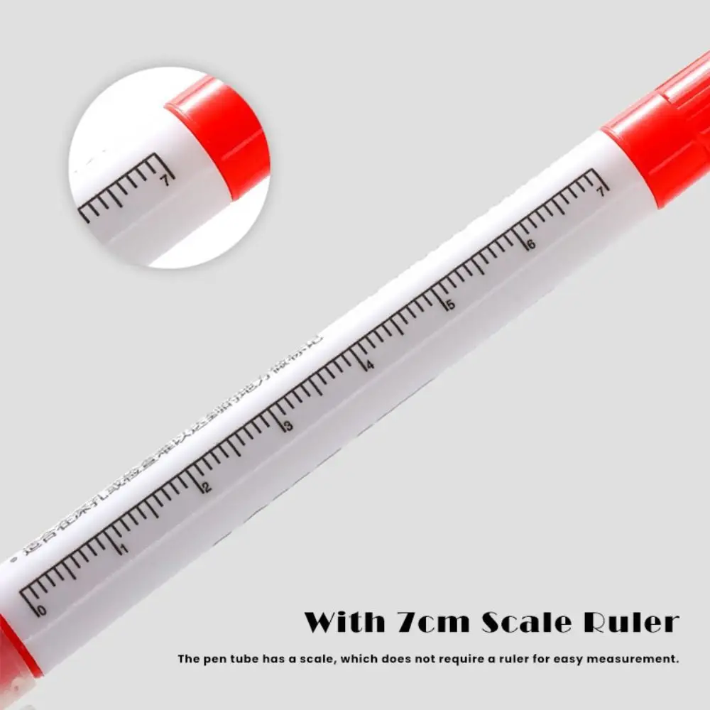 

4 Colors Construction Marker Pen Double Nib 20mm Deep Hole Carpenter Perforating Pen Long Head Long Head Marker Pen