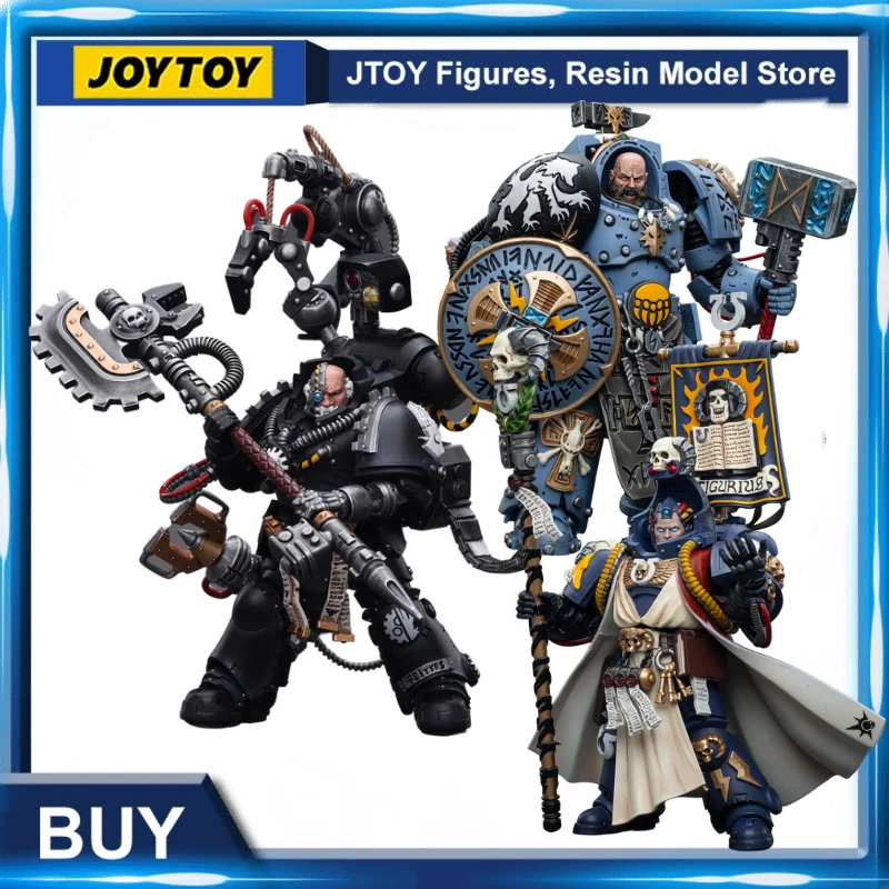 

[IN-STOCK] JOYTOY Warhammer 40K 1/18 Action Figures Ultramarines Tigurius Space Wolves Iron Hands Anime Figures Toys Toy