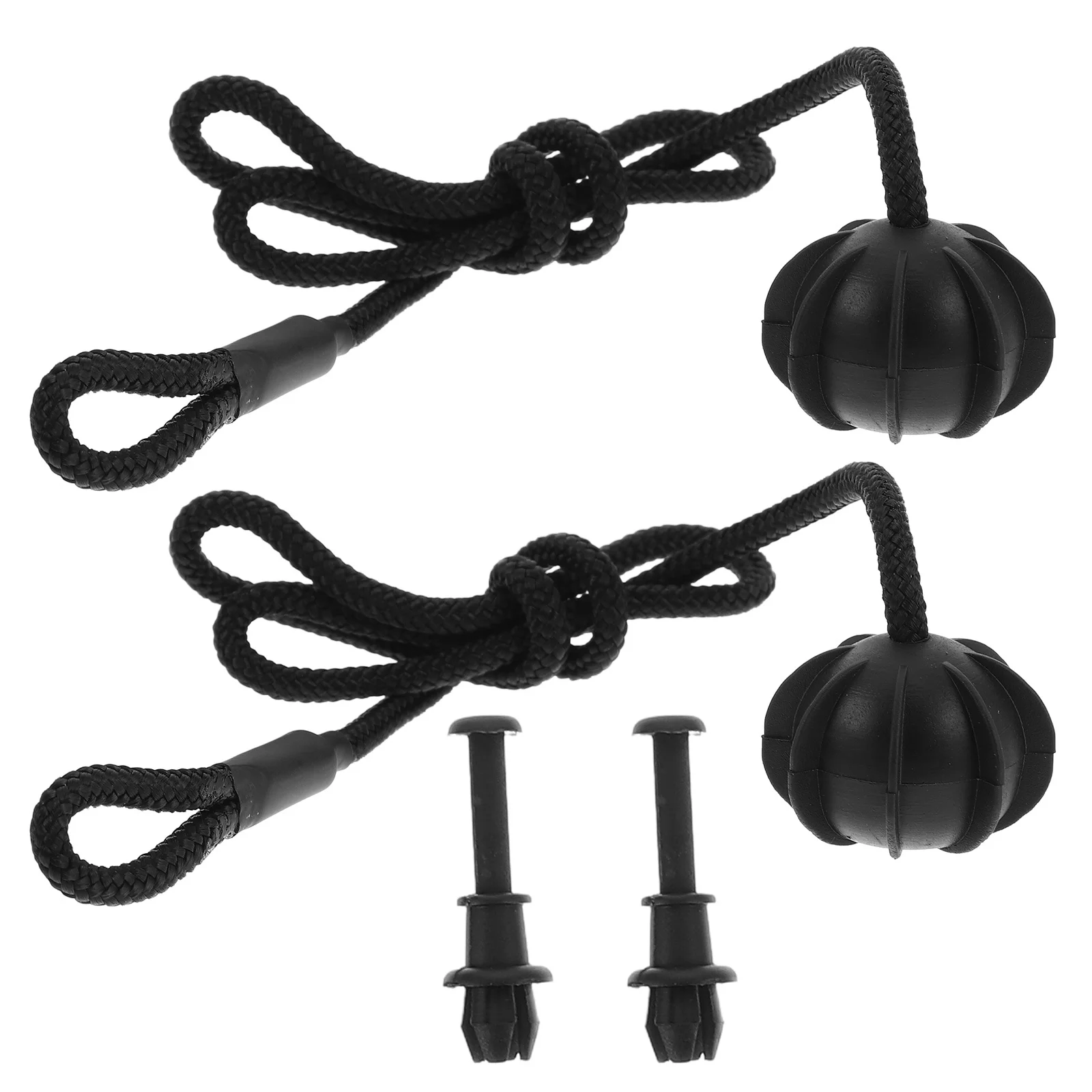 

2 set Rear Parcel Shelf String Trunk Cover Straps Cord For Car Accessories Black Adjustable Bungee Cords With Hooks Trunk