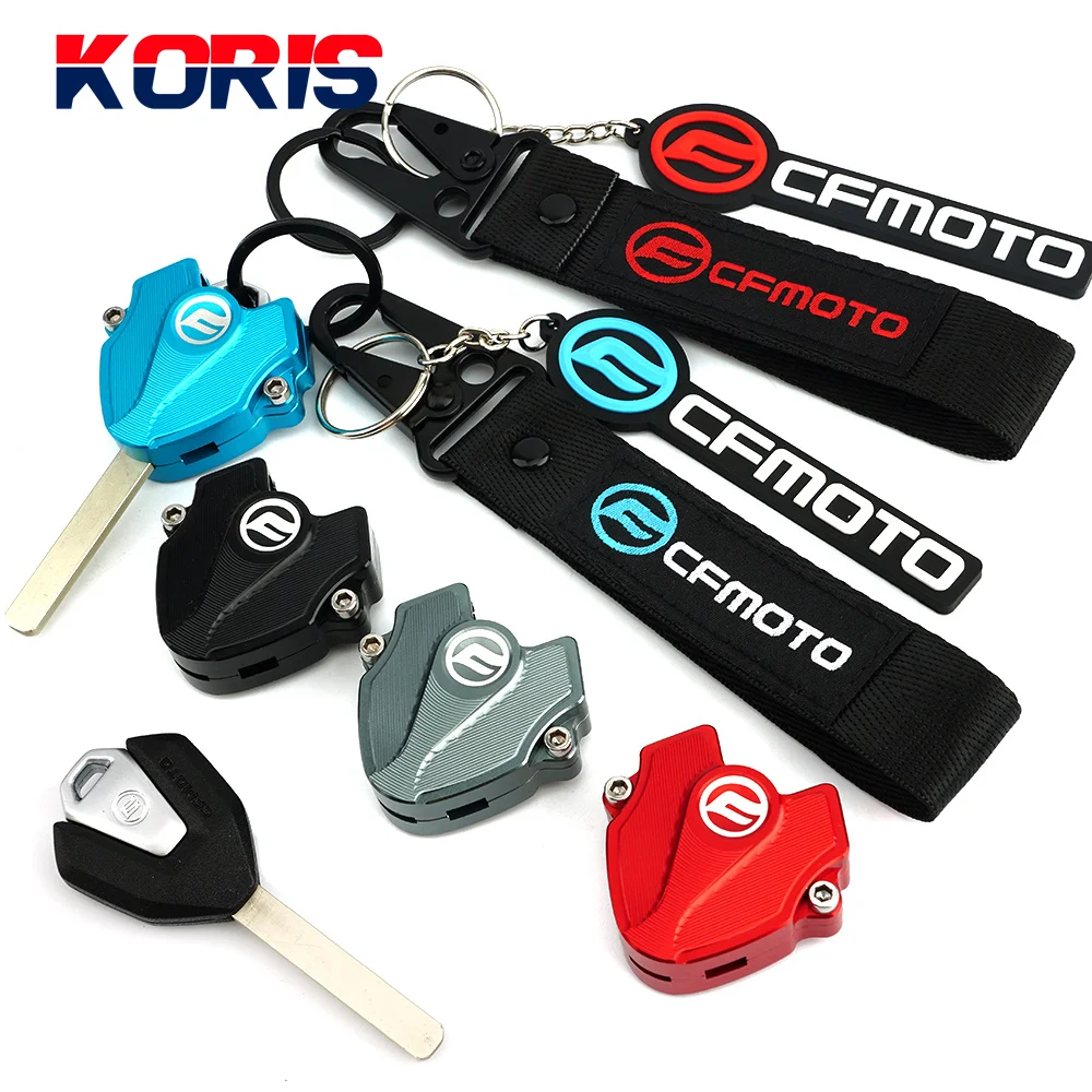 For Cfmoto 250SR 450SS 450SR 700Clx 700Mt 800Mt CNC Key Case Cover Shell keychain Motorcycle Accessories 250 450 Sr 700 800 Mt