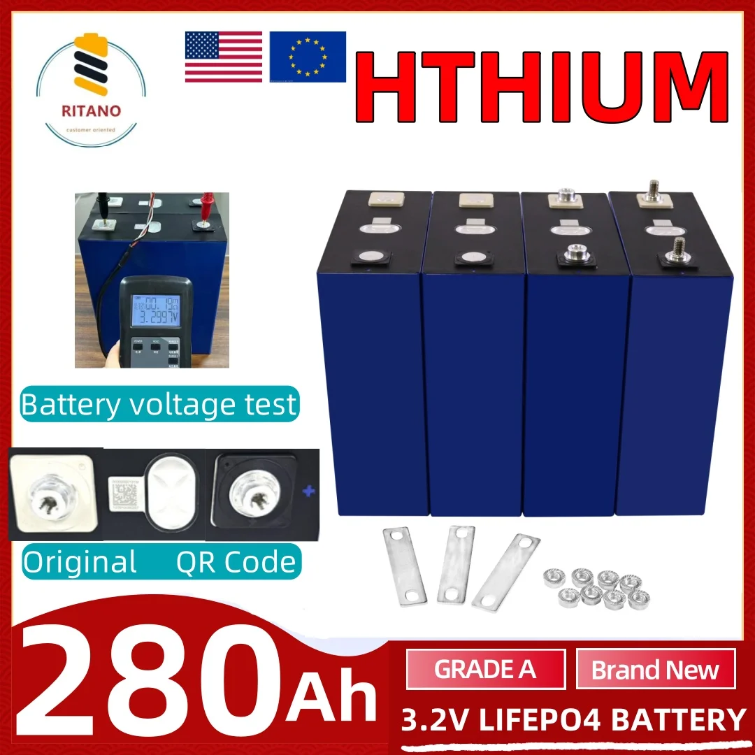 

10000+ Cycles Hithium 3.2v Energy Storage Rechargeable Lfp 280ah Prismatic Lithium Batteries 3.2V 280 Lifepo4 battery Cells