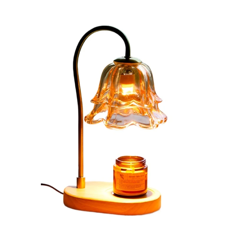 

*Fragrant wax melting lamp Bedroom bedside table lamp Sleeping atmosphere Birthday gift Girls retro candle melting lamp