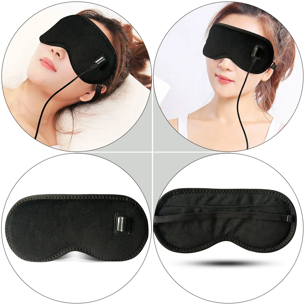 

1Set USB Electric Heating Eye Mask Reusable Sleep Mask Temperature Adjustable Relieve Fatigue Dark Circles Eye Protector