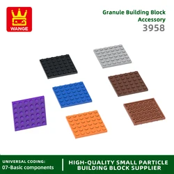 Wange 20Pcs/lot 3958 Thin 6x6 Dots Bottom Plate Building Block Moc Color Accessories Compatible with Brick DIY Children's Toy