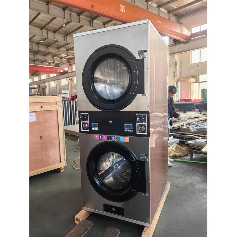 Commercial Self-service Coin-operated Dryers Electric Heating Stainless Steel Multi-language App Control for Laundry Room Pro
