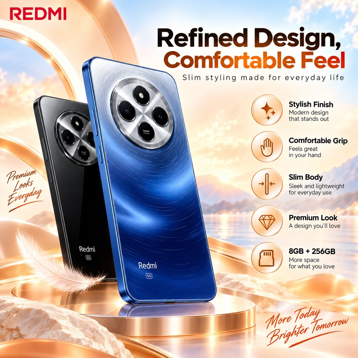 Redmi 14C 5G: Snapdragon 4 Gen 2, 6.88-inch 120Hz display, 50MP camera, 5160mAh battery, 18W charging and up to 1TB expansion!