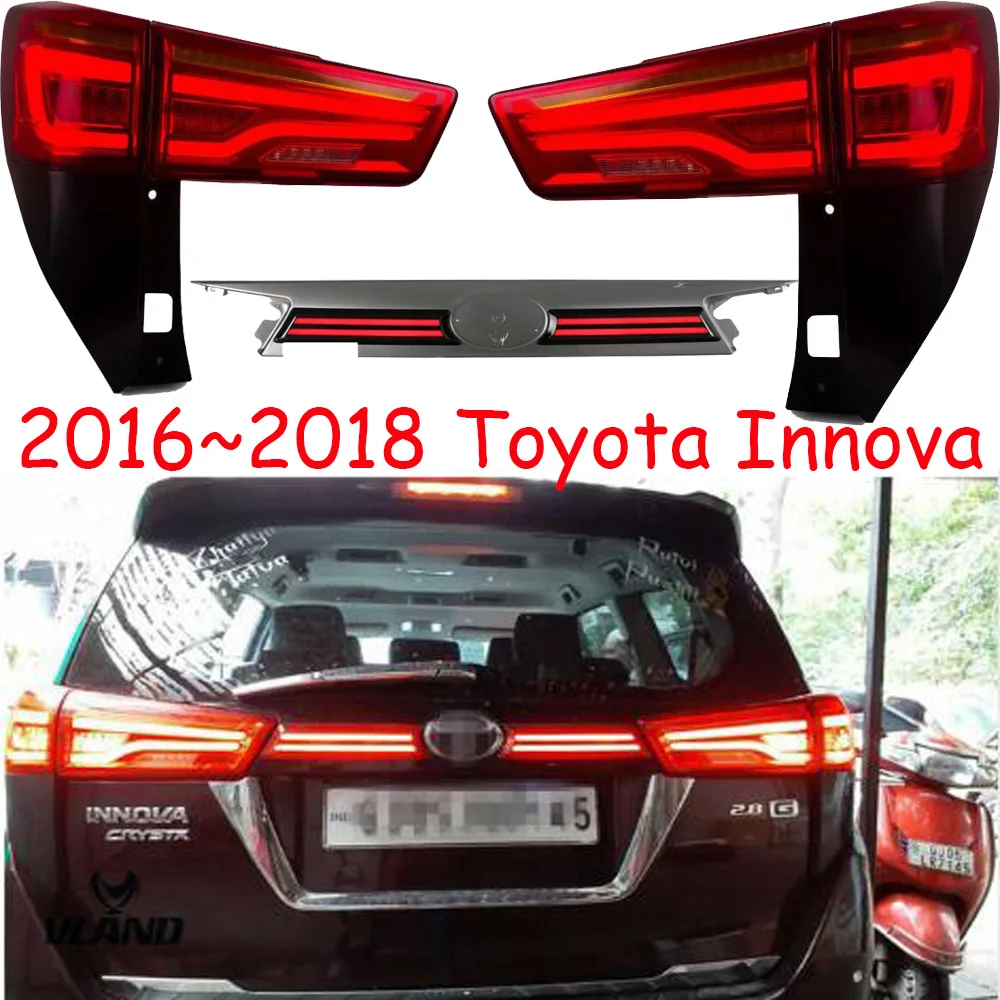 Video Show Car Styling Tail Lights For Innova 2017 2018 2019 Led Tail Lights Fog Lamp Rear Lamp DRL+Brake+Park+Signal Lights