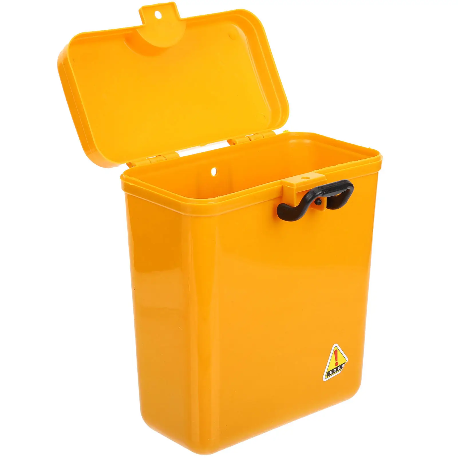 

Motorcycle Tool Box Heavy Duty Plastic Iron Storage Box for Tools Umbrellas Water Bottles Easy Install Removable Side Mount