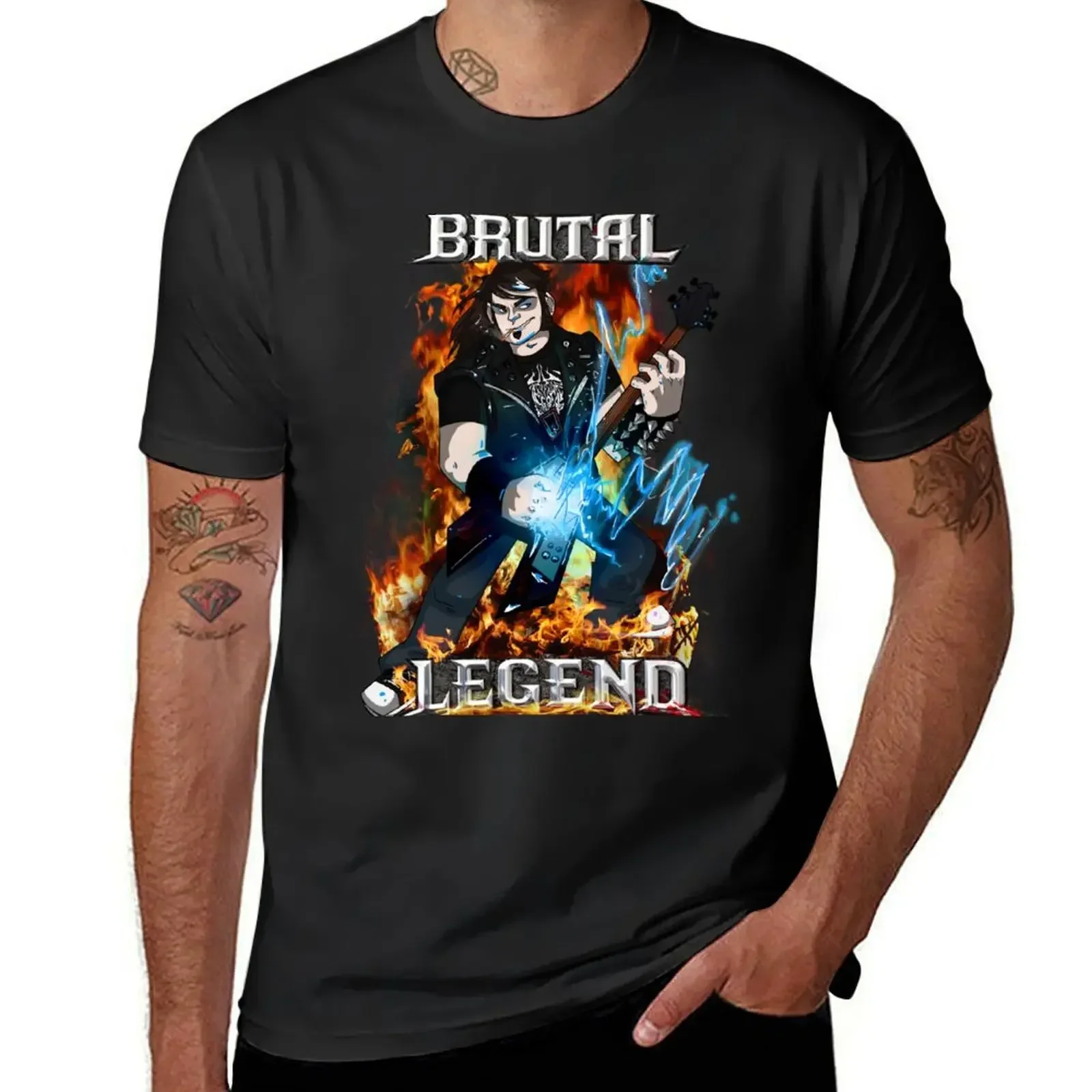 Brutal Legend Eddie Riggs T-Shirt vintage clothes sports fans summer tops black t shirts for men